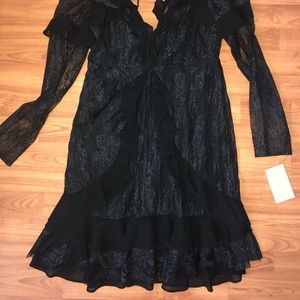 For the love of lemons Brand new black lace dress